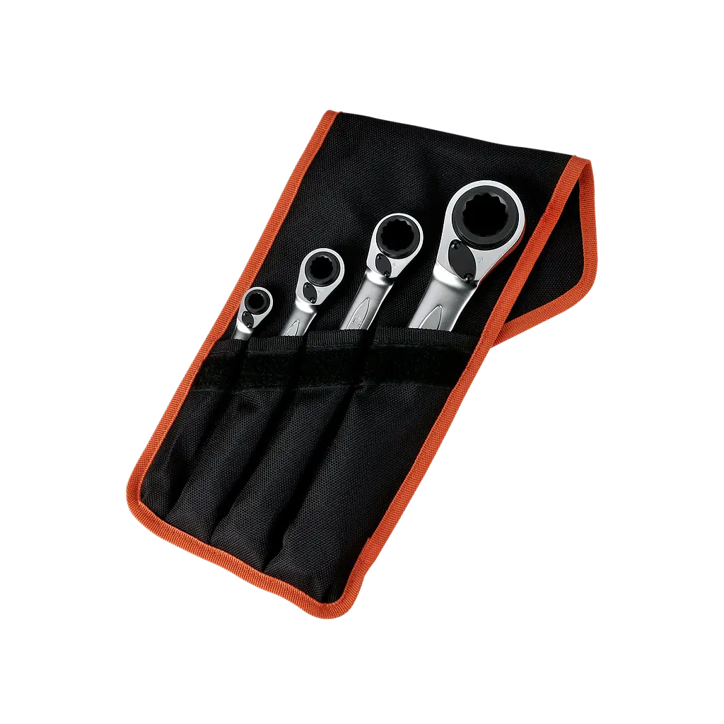 SET LLAVES DOBLE CON CHICHARRA 8-27 BAHCO (S4RM/4T)