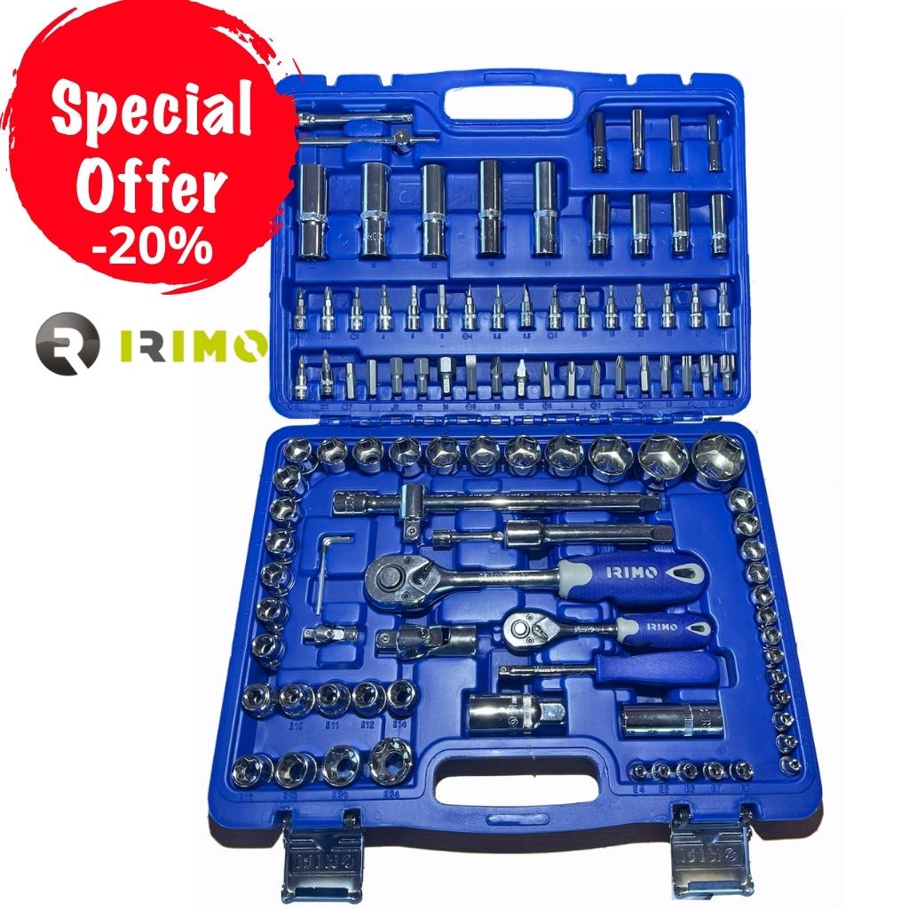 JUEGO DE DADOS 1/4 & 1/2 DE 109 PZA IRIMO (130-109-4)